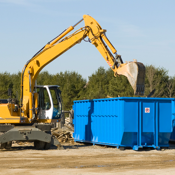 what size residential dumpster rentals are available in North Hero Vermont